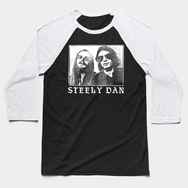 Steely Dan \/\/ Retro Style Faded Design Baseball T-Shirt by DankFutura